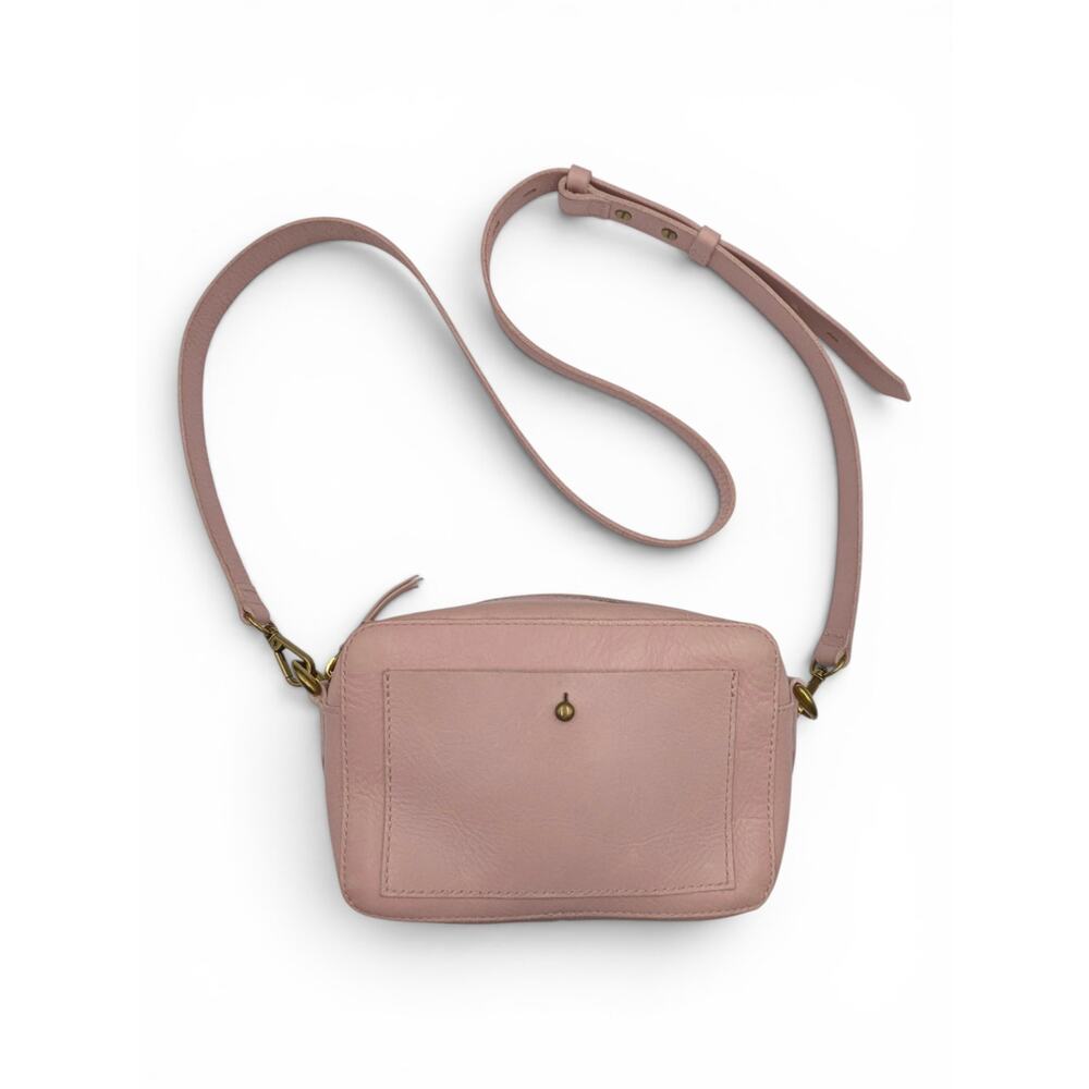MADEWELL Blush Pink Transport Camera Bag Original Leather Strap